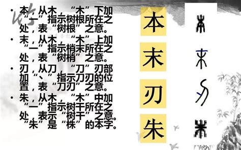 指事字大全|汉字的造字方法——指事（附常见的指事字）